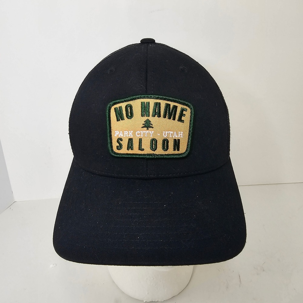 No Name Saloon Park City Utah Trucker Hat Yupoong The Classics Black Snapback